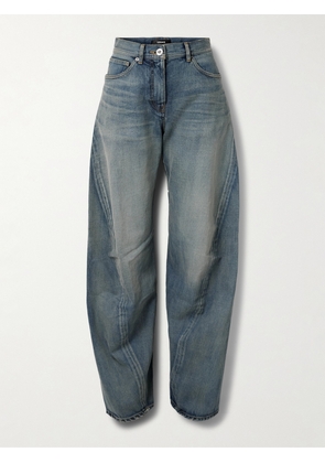 Versace - High-rise Barrel-leg Jeans - Blue - 24,25,26,27,28,29,30,31