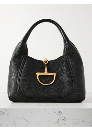 Gucci - Softbit Medium Textured-leather Tote - Black - One size