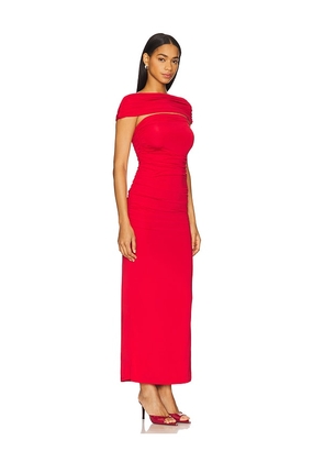 Lovers and Friends Emmi Maxi Dress in Red. Size L. Also in M, S, XL, XS, XXS.