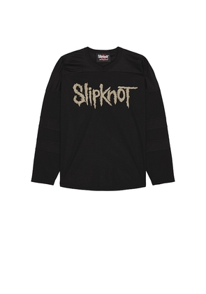 Pleasures X-Ray Hockey Jersey in Black. Size L. Also in XL/1X.