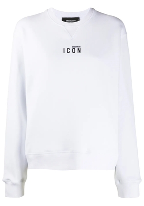 DSQUARED2 Icon print sweatshirt - White