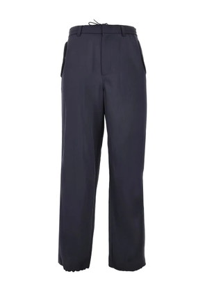 Emporio Armani drawstring-waist trousers - Blue