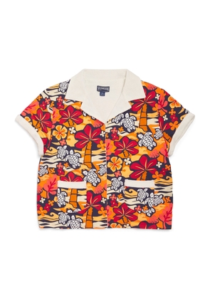 Vilebrequin Kids Monoi Turtles Open Shirt