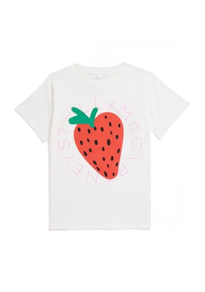 Stella McCartney Kids Organic Cotton Strawberry T-Shirt