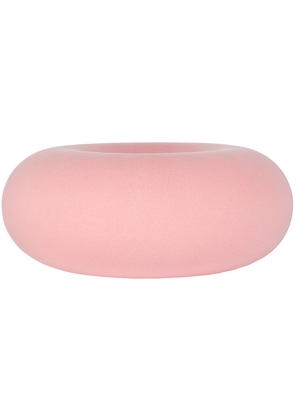 HEM Pink Boa Pouf