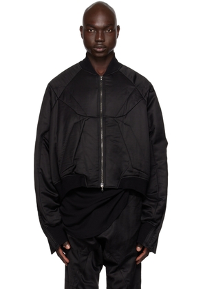 Julius Black Edge Seam Bomber Jacket