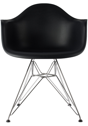 Herman Miller Black Eames Molded Plastic Armchair