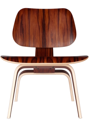 Herman Miller Brown Eames Molded Plywood Wood Base Lounge Chair