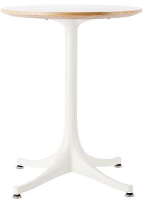 Herman Miller White Nelson Pedestal Side Table
