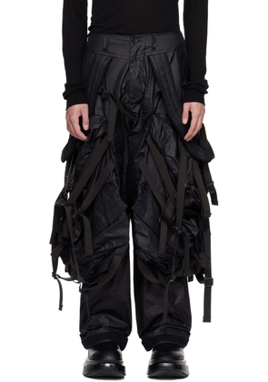 Julius Black Backpack Cargo Pants