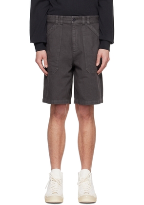 A. P.C. Gray Parker Denim Shorts