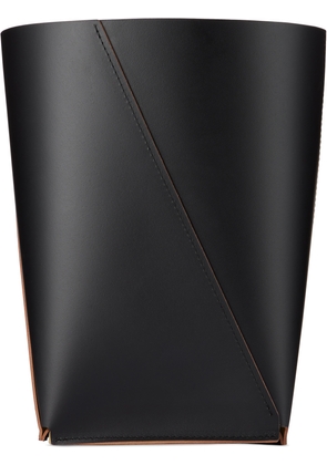 The Conran Shop Black Cuero Two Tone Leather Bin