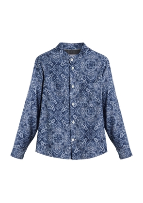 Brunello Cucinelli Cotton Printed Shirt