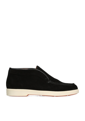 Santoni Suede Andvari Ankle Boots