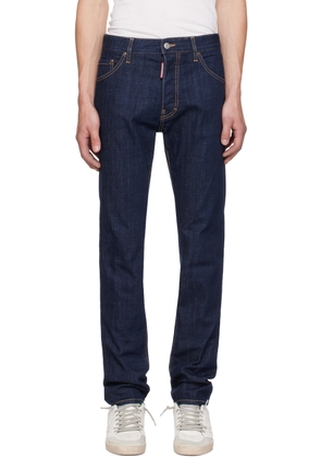 Dsquared2 Blue Dark Rince Wash Cool Guy Jeans