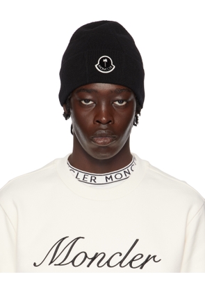 Moncler Genius Moncler x Palm Angels Black Logo Beanie