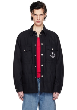 Moncler Genius Moncler x Palm Angels Navy Virgin Wool Down Jacket