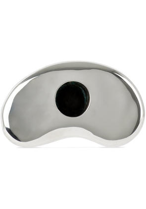 Gohar World Silver Bean Candle Holder