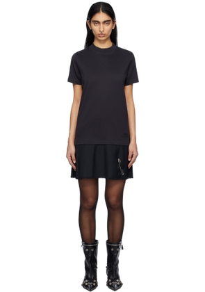 Balenciaga Black Layered T-shirt Minidress