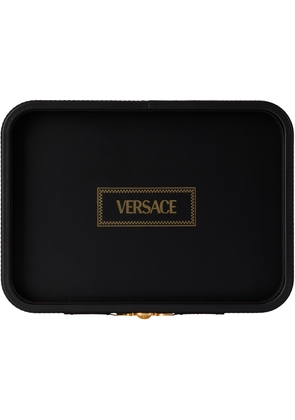 Versace Black Medusa '95 Leather Tray