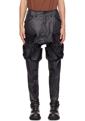 Julius Black Gasmask Cargo Pants