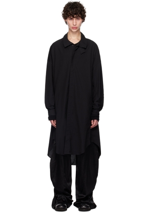 Julius Black High Neck Shirt