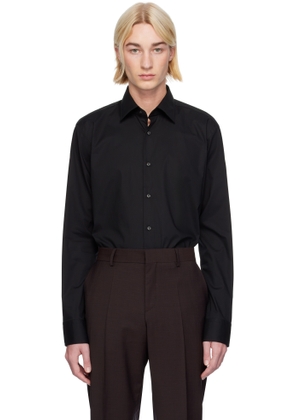BOSS Black Spread Collar Shirt