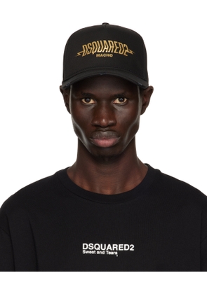 Dsquared2 Black 'Macho' Baseball Cap