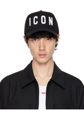 Dsquared2 Black Be ICON Baseball Cap