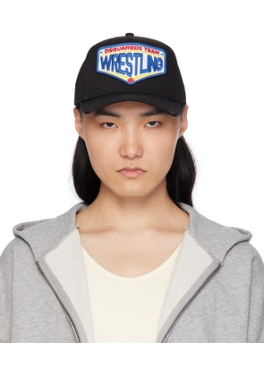 Dsquared2 Black Boxeur Baseball Cap