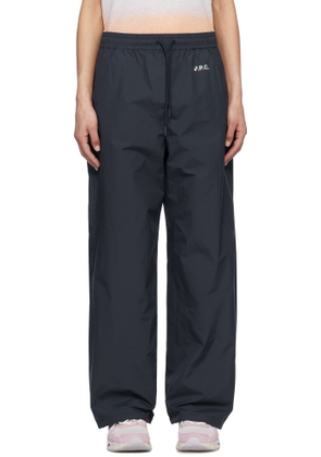 A. P.C. Navy ASICS Edition Haze Sweatpants