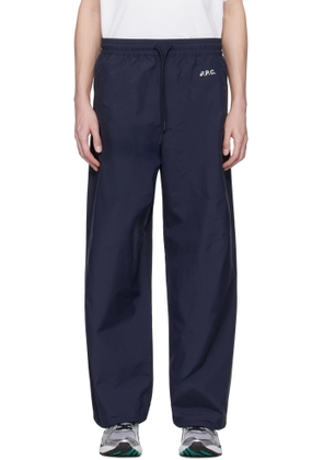 A. P.C. Navy ASICS Edition Haze Trousers