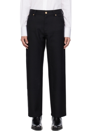 Versace Black Carpenter Trousers