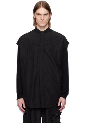 Julius Black Killy Sleeveless Overshirt