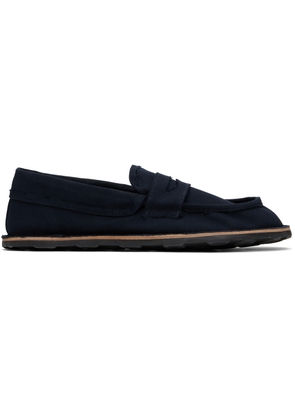 Moschino Navy Desert College Loafers