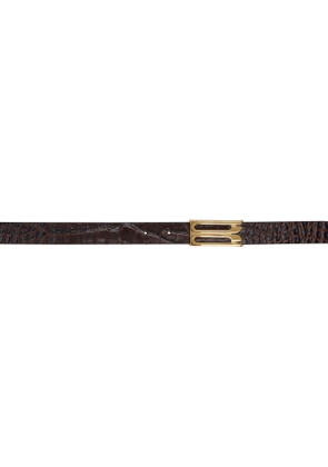 Victoria Beckham Brown Frame Belt