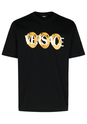 Versace Black Cotton T-shirt