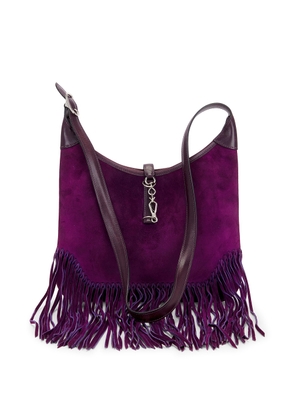 hermes Hermes Veau Doblis Sac Trim Anate Shoulder Bag in Violet - Purple. Size all.