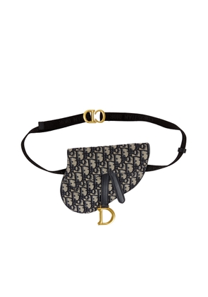 dior Dior Oblique Saddle Belt Bag in Navy - Navy. Size all.