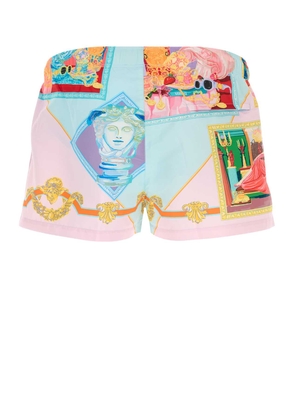 Versace Printed Polyester Swimming Shorts