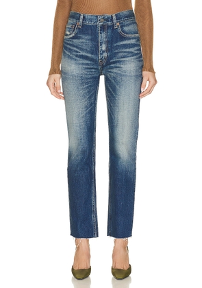 Saint Laurent Hailey Jeans in Vintage Blue - Denim-Medium. Size 27 (also in 28).
