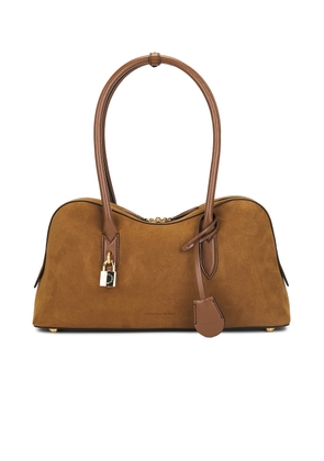 Stella McCartney Alter Suede Tote Bag in Brandy - Brown. Size all.