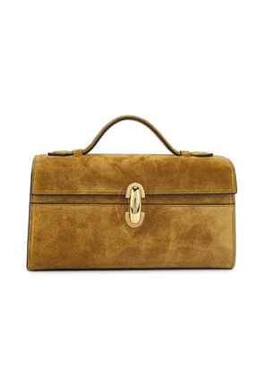 Savette The Symmetry Pochette Bag in Sepia - Olive. Size all.