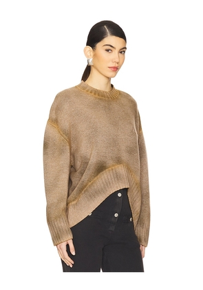 THE ATTICO Sweater in Brown. Size 38. Also in 40, 42, 44.