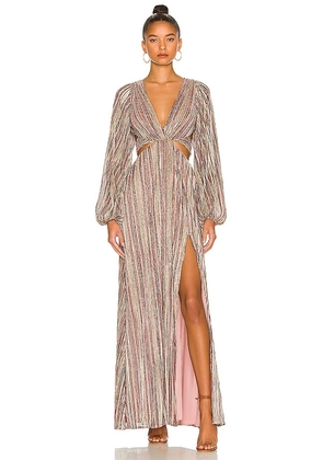 House of Harlow 1960 x REVOLVE Jerri Maxi Dress in Pink. Size XL, XS, XXS.