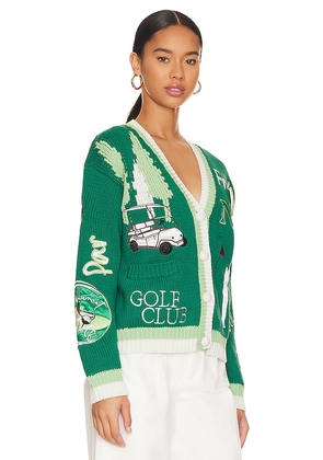 No! Jeans Gone Golfing Cardigan in Green. Size 1. Also in 4, 5.