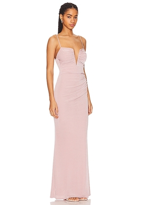Katie May Erykah Gown in Mauve. Size S. Also in L, XL, XS.