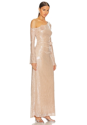 LPA Aniella Gown in Nude. Size S. Also in XS.