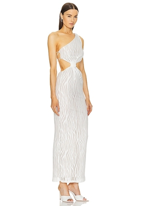 Michael Costello x REVOLVE Caroline Maxi Dress in Ivory. Size XL. Also in L.