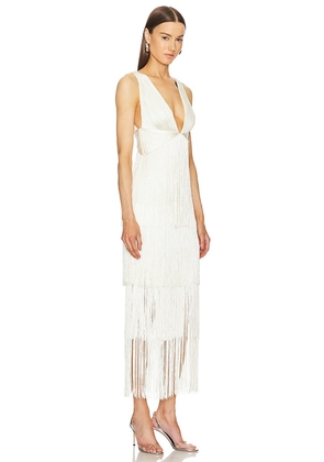 Michael Costello x REVOLVE Skylar Maxi Dress in Ivory. Size XS. Also in L, S, XXS.